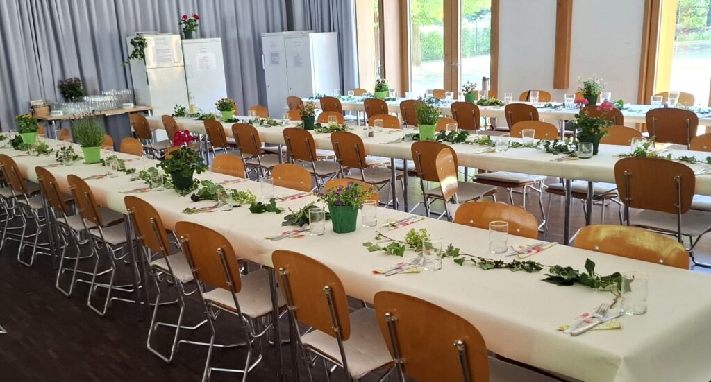 Der geschmückte Festsaal